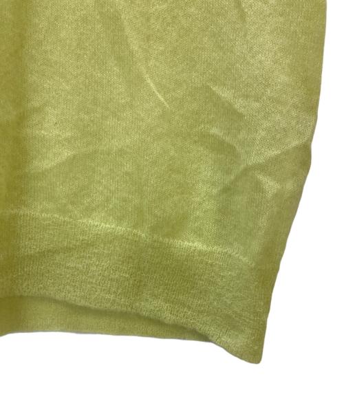 AURALEE（オーラリー）AURALEE (オーラリー) ポロシャツ KID MOHAIR SHEER KNIT POLO イエロー サイズ:4の古着・服飾アイテム