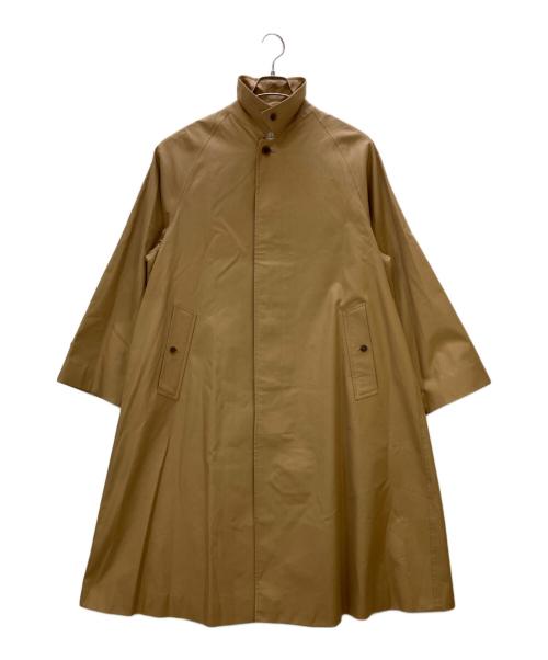 AURALEE（オーラリー）AURALEE (オーラリー) ステンカラーコート COTTON SILK GABARDINE LONG SOUTIEN COLLAR COAT ベージュ サイズ:3の古着・服飾アイテム