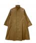 AURALEE（オーラリー）の古着「ステンカラーコート COTTON SILK GABARDINE LONG SOUTIEN COLLAR COAT」｜ベージュ