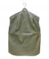 AURALEE (オーラリー) ノースリーブシャツ WASHED FINX TWILL SLEEVELESS SHIRTS 黄緑：5000円