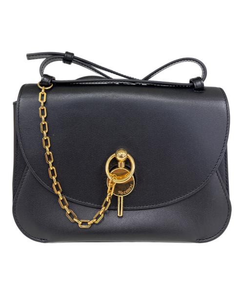 J.W.ANDERSON（ジェイダブリューアンダーソン）J.W.ANDERSON (ジェイダブリューアンダーソン) ショルダーバッグ　KEY LEATHER ブラックの古着・服飾アイテム