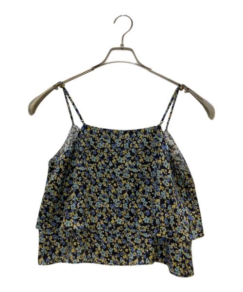 ticca（ティッカ）ticca (ティッカ) 2WAYフラワープリントビスヴェSP ネイビー サイズ:Fの古着・服飾アイテム