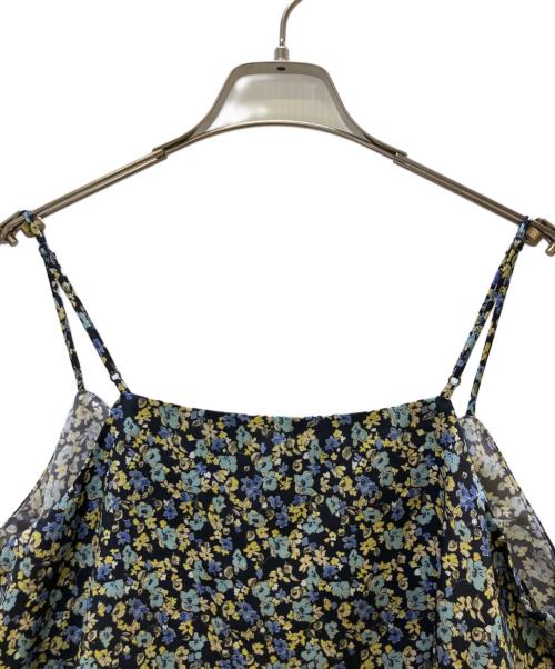 ticca（ティッカ）ticca (ティッカ) 2WAYフラワープリントビスヴェSP ネイビー サイズ:Fの古着・服飾アイテム