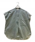 Conteコンテ）の古着「デニム スキッパーシャツ 26SS」｜インディゴ
