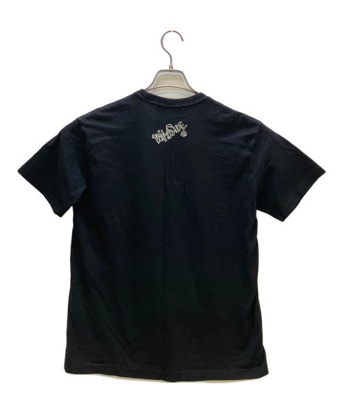WILDSIDE YOHJI YAMAMOTO（ワイルドサイド ヨウジ ヤマモト）WILDSIDE YOHJI YAMAMOTO (ワイルドサイド ヨウジ ヤマモト) Purple Rose T-Shirt ブラック サイズ:SIZE2の古着・服飾アイテム