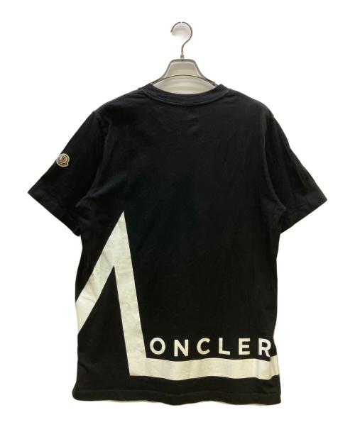 MONCLER（モンクレール）MONCLER (モンクレール) 半袖カットソー SS TSHIRT ブラック サイズ:Lの古着・服飾アイテム