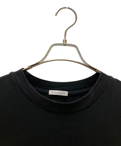 MONCLER（モンクレール）MONCLER (モンクレール) 半袖カットソー SS TSHIRT ブラック サイズ:Lの古着・服飾アイテム