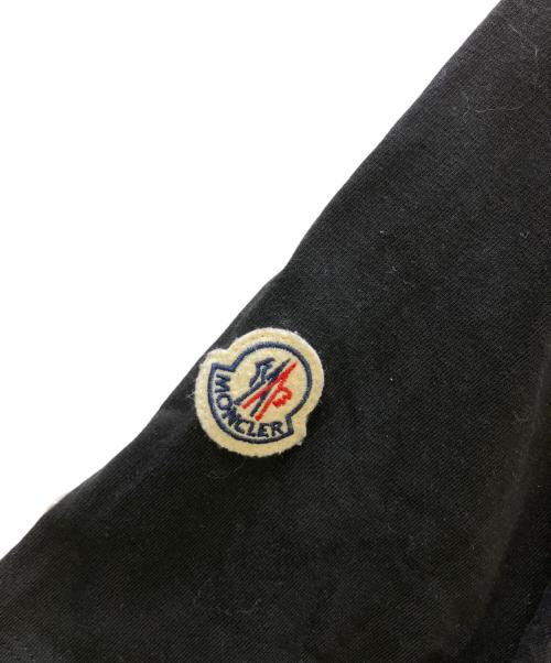 MONCLER（モンクレール）MONCLER (モンクレール) 半袖カットソー SS TSHIRT ブラック サイズ:Lの古着・服飾アイテム