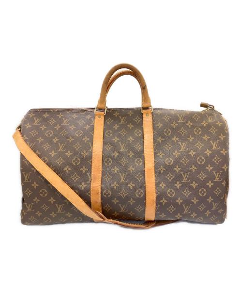 LOUIS VUITTON（ルイ ヴィトン）LOUIS VUITTON (ルイ ヴィトン) キーポル・バンドリエール55 ブラウンの古着・服飾アイテム
