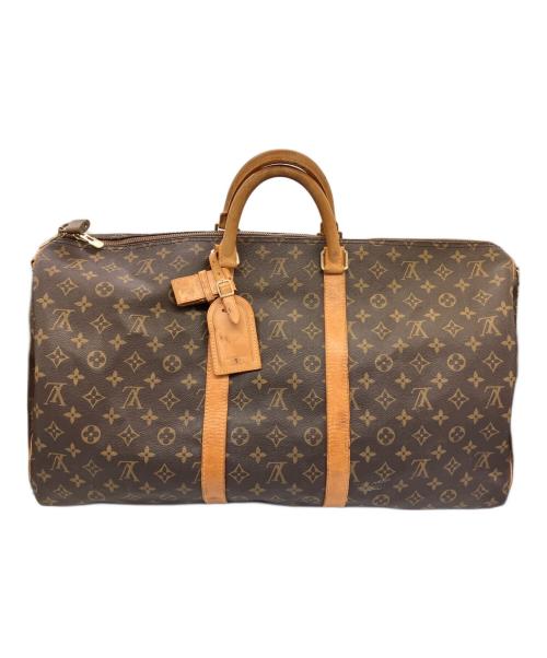 LOUIS VUITTON（ルイ ヴィトン）LOUIS VUITTON (ルイ ヴィトン) キーポル・バンドリエール55 ブラウンの古着・服飾アイテム