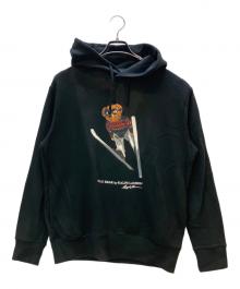 POLO RALPH LAUREN（ポロ・ラルフローレン）の古着「パーカー」｜ブラック