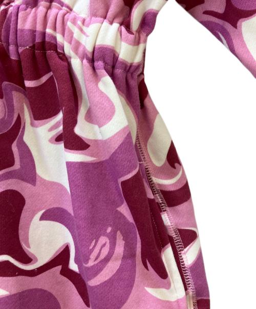 A BATHING APE（アベイシングエイプ）A BATHING APE (アベイシングエイプ) 長袖ワンピース ピンク サイズ:Sの古着・服飾アイテム