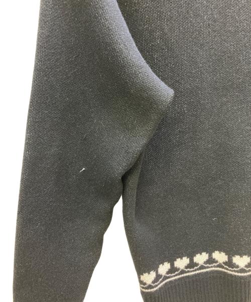 myne（マイン）myne (マイン) 厚手カーディガン ブラック サイズ:Mの古着・服飾アイテム