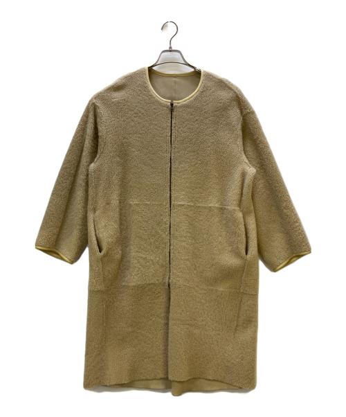 unknown（アンノウン）unknown (アンノウン) ムートンコート ベージュ サイズ:8の古着・服飾アイテム
