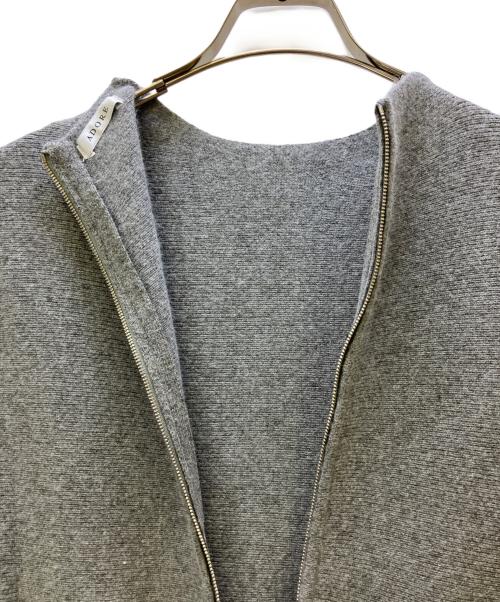 ADORE（アドーア）ADORE (アドーア) ニットワンピース グレー サイズ:38の古着・服飾アイテム