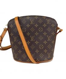 LOUIS VUITTON（ルイ ヴィトン）の古着「ショルダーポーチ　ドルーオ」｜ブラウン