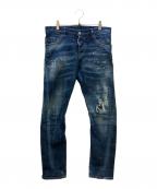 DSQUARED2ディースクエアード）の古着「デニムパンツ SEXY TWIST JEAN」｜インディゴ