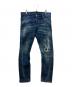 DSQUARED2（ディースクエアード）の古着「デニムパンツ SEXY TWIST JEAN」｜インディゴ