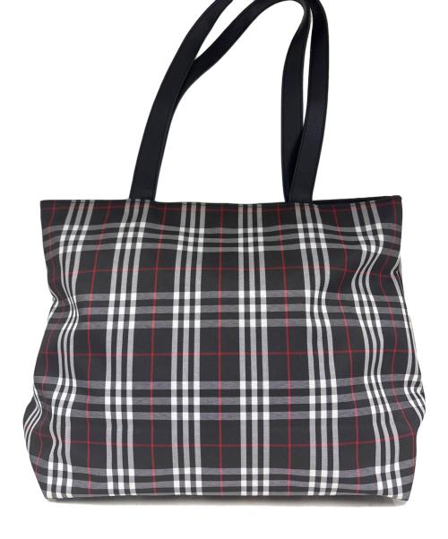 BURBERRY LONDON（バーバリーロンドン）BURBERRY LONDON (バーバリーロンドン) トートバッグ　ノバチェック ブラックの古着・服飾アイテム