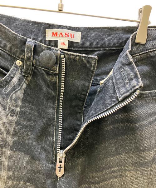 masu（エムエーエスユー）masu (エムエーエスユー) ブーツカットジーンズ ブラック サイズ:46の古着・服飾アイテム