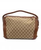 GUCCIグッチ）の古着「ハンドバッグ GG ベラ」｜ブラウン
