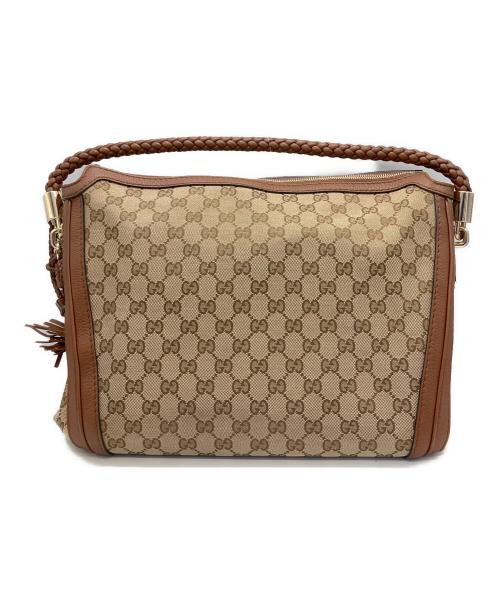 GUCCI（グッチ）GUCCI (グッチ) ハンドバッグ GG ベラ ブラウンの古着・服飾アイテム