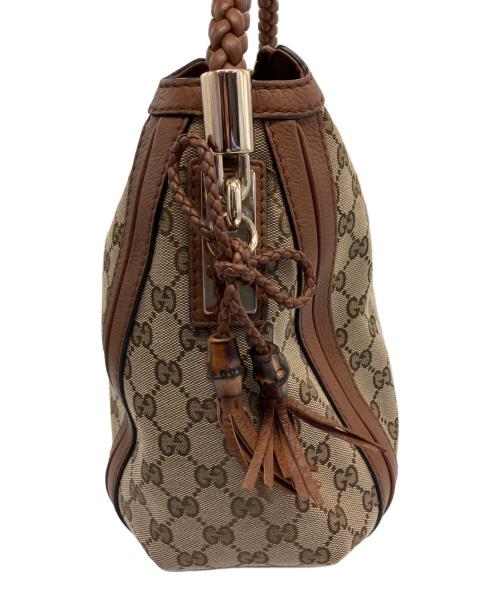 GUCCI（グッチ）GUCCI (グッチ) ハンドバッグ GG ベラ ブラウンの古着・服飾アイテム