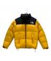 THE NORTH FACE（ザ ノース フェイス）の古着「ダウンジャケット」｜イエロー×ブラック