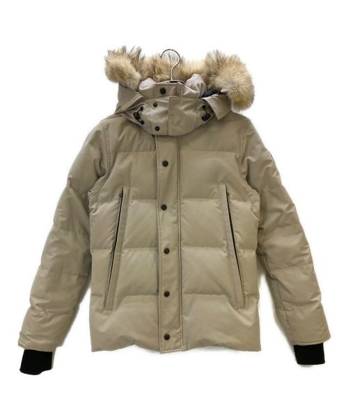 CANADA GOOSE（カナダグース）CANADA GOOSE (カナダグース) ダウンジャケット WYNDHAM PARKA ベージュ サイズ:XSの古着・服飾アイテム