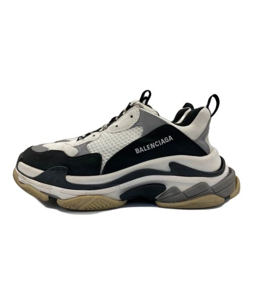 BALENCIAGA（バレンシアガ）BALENCIAGA (バレンシアガ) ローカットスニーカー ホワイト×ブラック サイズ:27.5の古着・服飾アイテム