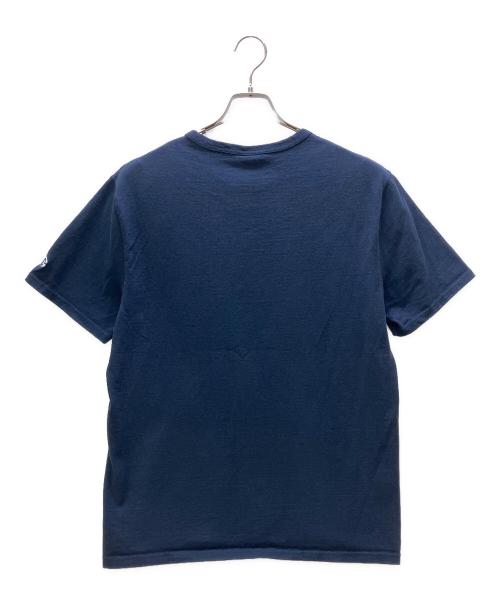 Champion（チャンピオン）Champion (チャンピオン) 半袖カットソー ネイビー サイズ:MEDIUMの古着・服飾アイテム