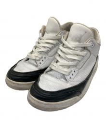 NIKE×FRAGMENTS（ナイキ×フラグメント）の古着「ローカットスニーカー AIR JORDAN3」｜ホワイト
