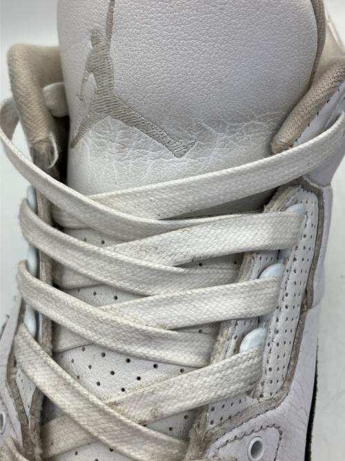 NIKE（ナイキ）NIKE (ナイキ) FRAGMENTS (フラグメント) ローカットスニーカー AIR JORDAN3 ホワイト サイズ:26.5の古着・服飾アイテム