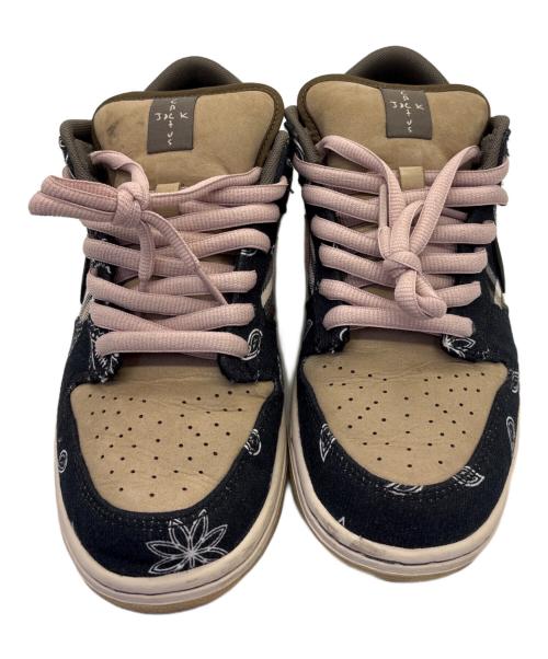 NIKE（ナイキ）NIKE (ナイキ) TRAVIS SCOTT (トラヴィススコット) ローカットスニーカー ベージュ サイズ:25cmの古着・服飾アイテム