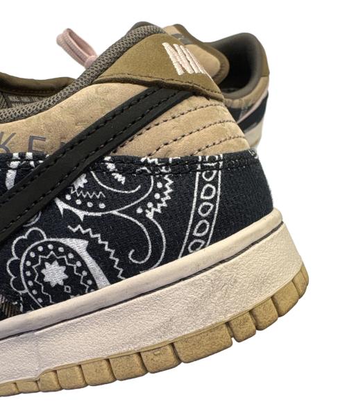 NIKE（ナイキ）NIKE (ナイキ) TRAVIS SCOTT (トラヴィススコット) ローカットスニーカー ベージュ サイズ:25cmの古着・服飾アイテム