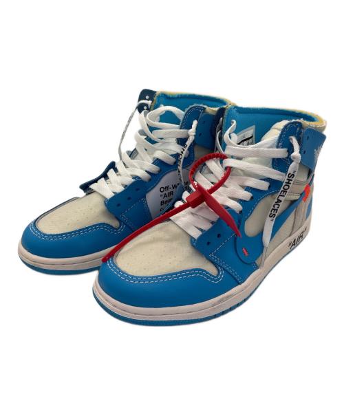 NIKE（ナイキ）NIKE (ナイキ) OFFWHITE (オフホワイト) ミッドカットスニーカー スカイブルー サイズ:25cmの古着・服飾アイテム