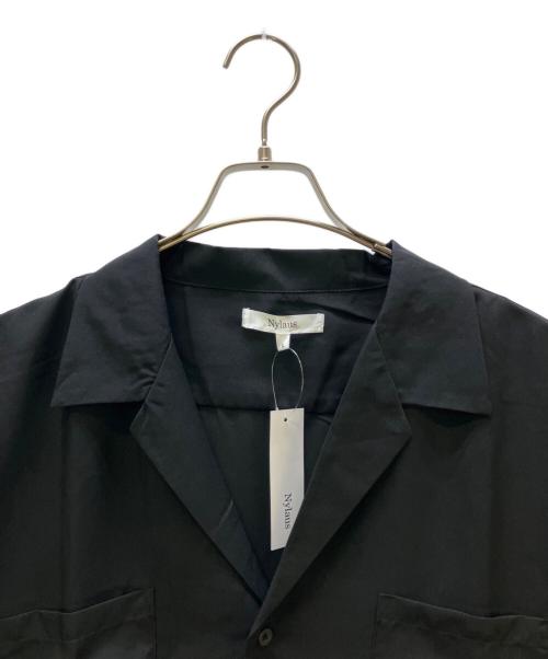 NYLAUS（ナイラス）NYLAUS (ナイラス) 長袖シャツ ブラック サイズ:L 未使用品の古着・服飾アイテム