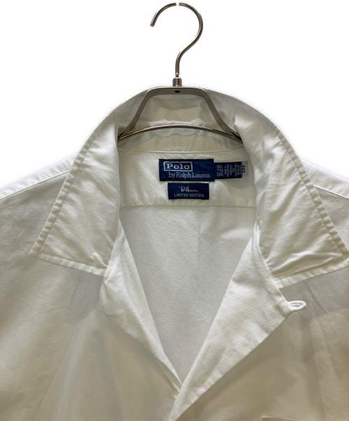 POLO RALPH LAUREN（ポロ・ラルフローレン）POLO RALPH LAUREN (ポロ・ラルフローレン) Ron Herman (ロンハーマン) 半袖シャツ オープンカラーシャツ ホワイト サイズ:XXLの古着・服飾アイテム