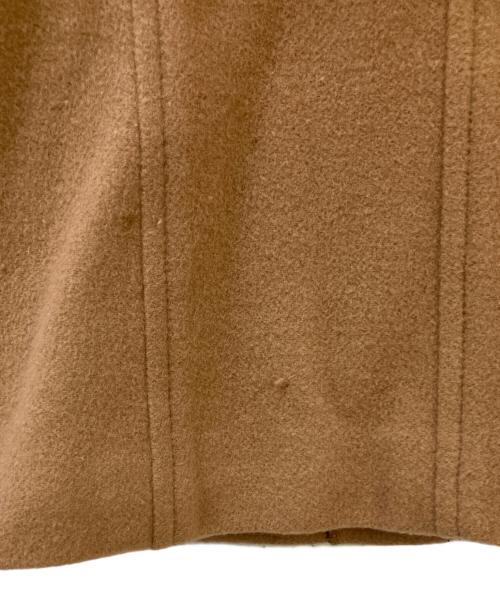 BURBERRY BLUE LABEL（バーバリー ブルー レーベル）BURBERRY BLUE LABEL (バーバリー ブルー レーベル) フーデッドコート 裏ノバチェック キャメル サイズ:38の古着・服飾アイテム