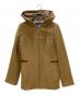 BURBERRY BLUE LABEL（バーバリー ブルー レーベル）の古着「フーデッドコート 裏ノバチェック」｜キャメル