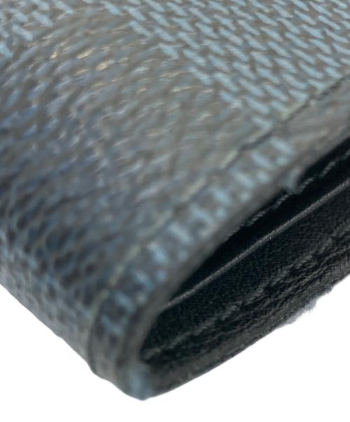 LOUIS VUITTON（ルイ ヴィトン）LOUIS VUITTON (ルイ ヴィトン) 2つ折り財布 ダミエ・グラフィット ポルトフォイユ・マルコ ネイビーの古着・服飾アイテム