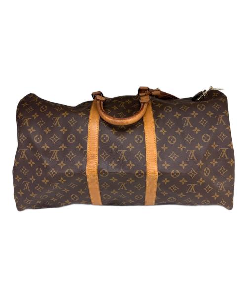 LOUIS VUITTON（ルイ ヴィトン）LOUIS VUITTON (ルイ ヴィトン) トラベルバッグ　キーポル55 ブラウンの古着・服飾アイテム