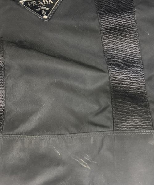 PRADA（プラダ）PRADA (プラダ) ナイロンボストンバッグ ブラックの古着・服飾アイテム
