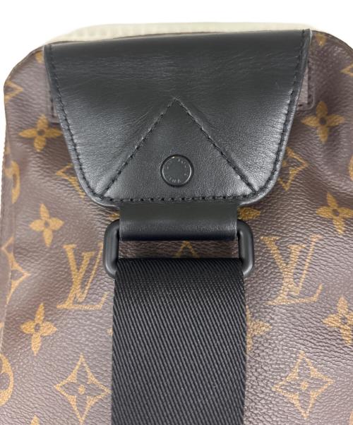 LOUIS VUITTON（ルイ ヴィトン）LOUIS VUITTON (ルイ ヴィトン) ボディバッグ　アヴェニュー・スリングバッグ モノグラム・マカサー ブラウン×ブラックの古着・服飾アイテム