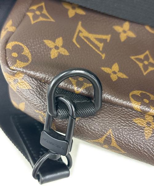LOUIS VUITTON（ルイ ヴィトン）LOUIS VUITTON (ルイ ヴィトン) ボディバッグ　アヴェニュー・スリングバッグ モノグラム・マカサー ブラウン×ブラックの古着・服飾アイテム