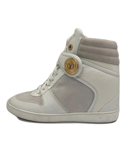 LOUIS VUITTON（ルイ ヴィトン）LOUIS VUITTON (ルイ ヴィトン) ハイカットスニーカー ホワイト サイズ:37.5の古着・服飾アイテム