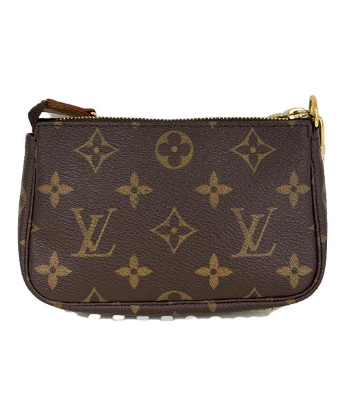 LOUIS VUITTON（ルイ ヴィトン）LOUIS VUITTON (ルイ ヴィトン) ポシェット　ミニ・ポシェット・アクセソワール ブラウンの古着・服飾アイテム