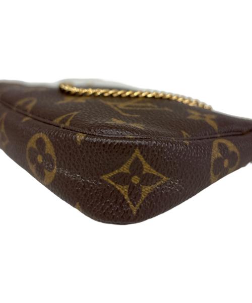 LOUIS VUITTON（ルイ ヴィトン）LOUIS VUITTON (ルイ ヴィトン) ポシェット　ミニ・ポシェット・アクセソワール ブラウンの古着・服飾アイテム