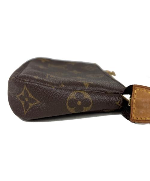 LOUIS VUITTON（ルイ ヴィトン）LOUIS VUITTON (ルイ ヴィトン) ポシェット　ミニ・ポシェット・アクセソワール ブラウンの古着・服飾アイテム