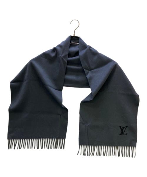 LOUIS VUITTON（ルイ ヴィトン）LOUIS VUITTON (ルイ ヴィトン) マフラー ネイビーの古着・服飾アイテム